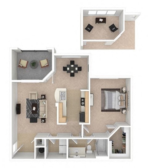 a floor plan of a house